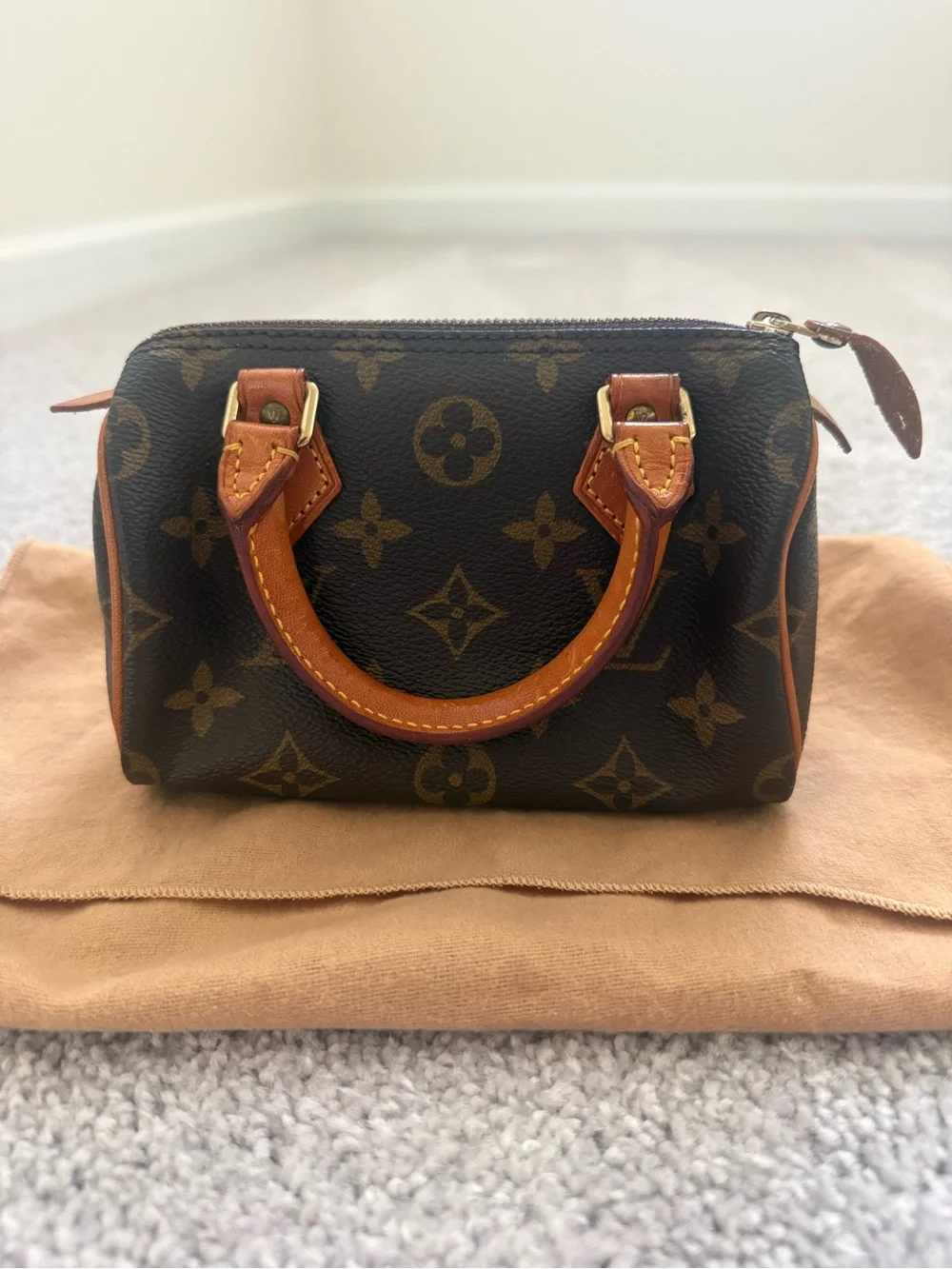 Louis Vuitton Vintage Mini Speedy with strap